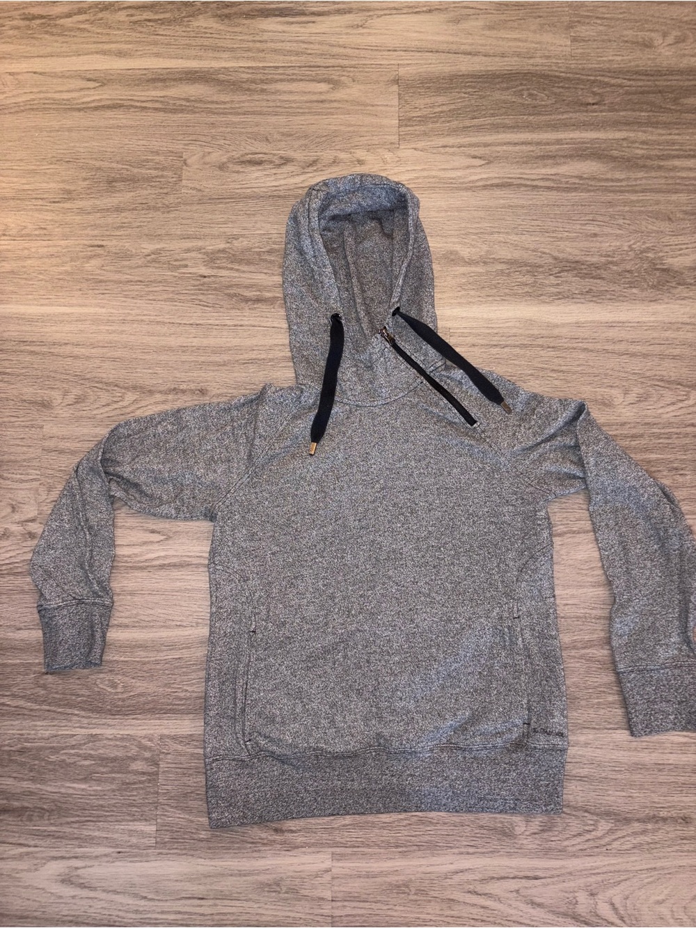 The North Face Offset 1/4 Zip Hoodie Pullover Heather Gray Size Large